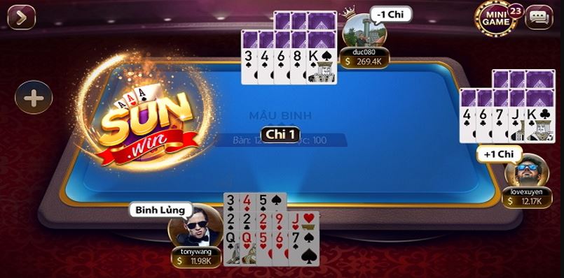 Hướng dẫn cách chơi bài Sun Win Huong dan cach choi bai Sun Win