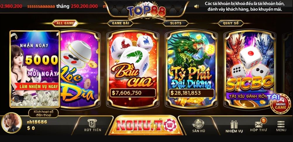 Bat mi cach choi bai tai Top88.Club chi tiet nhat