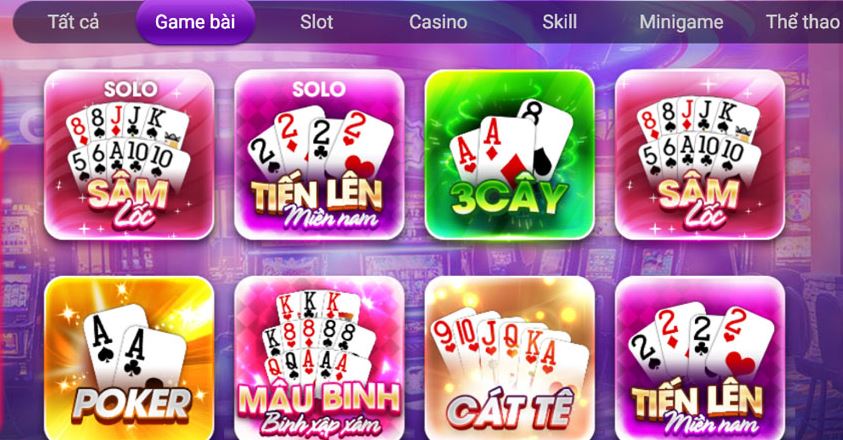 Chơi game đánh bài đổi thẻ cào ở đâu Choi game danh bai doi the cao o dau