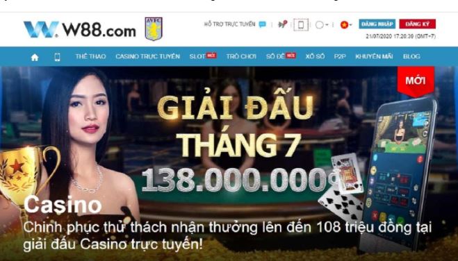 Link vao W88vip chinh xac