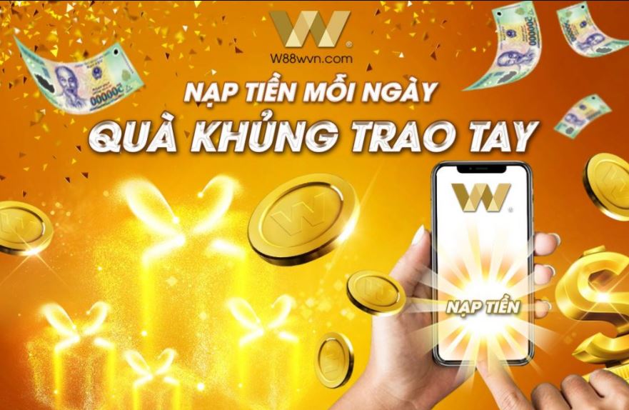 Điều khoản áp dụng khuyến mãi Nạp tiền giờ vàng Thưởng tại W88 Dieu khoan ap dung khuyen mai Nap tien gio vang Thuong tai W88