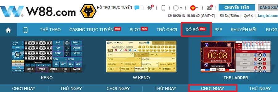 Meo dat cuoc The Ladder tang ty le thang