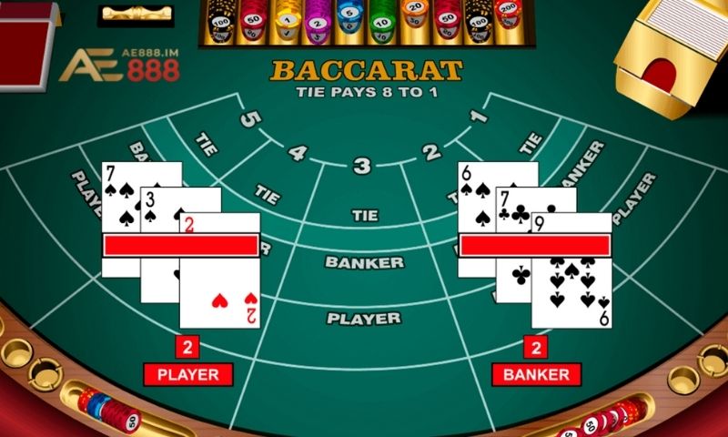 Ky thuat canh bai Baccarat khong choi cua hoa