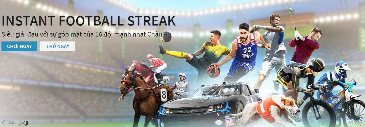 Luat choi Instant Football Streak W88