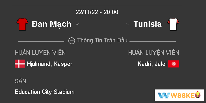 Phong do cham tran Dan Mach vs Tunisia 