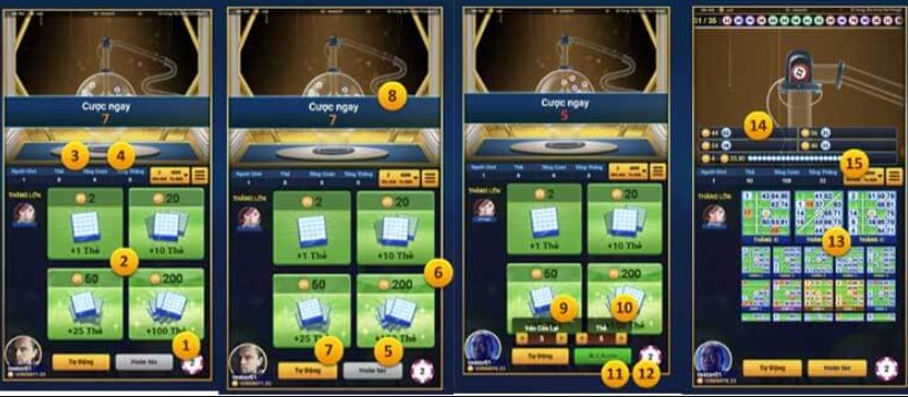Cac nut lenh trong cuon Bingo W88