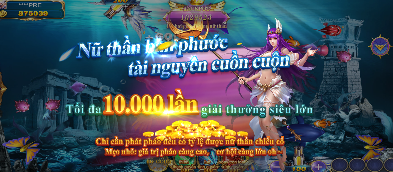 Cac tinh nang ban ca Ethana Fishing W88