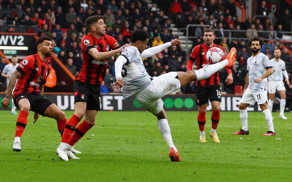 soi keo bournemouth vs liverpool 23h30 ngay 21 1 24