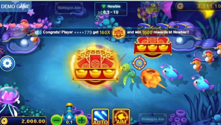 Lam sao de choi game Cai Shen Fishing ?