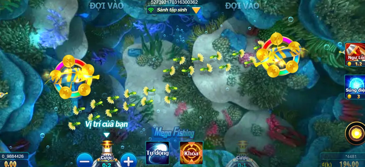 Huong dan cach choi Mega Fishing W88