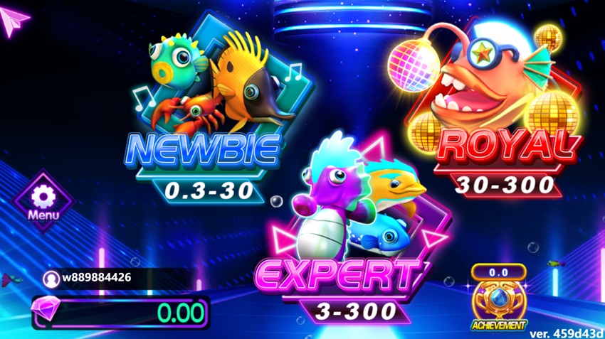 Cach choi game Fishing Disco W88